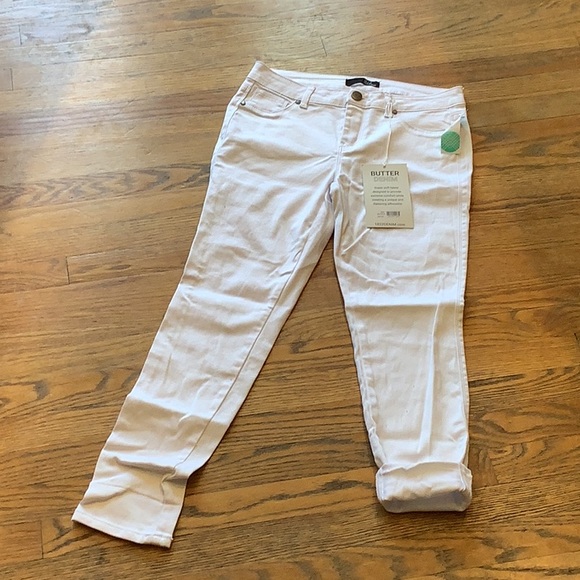 Butter Denim Ankle Skinny Jeans 